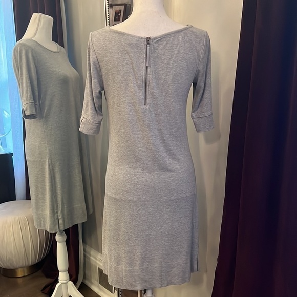 Adrienne Vittadini Gray Shortsleeved Dress Size Small - Picture 4 of 8
